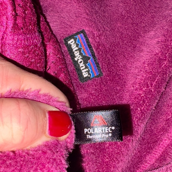Patagonia Rosehip Berry is Fleece Jacket Womens Large excellent condition #twee - Picture 6 of 10